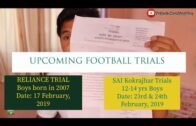 Upcoming Football Trials in Kokrajhar (BTAD), Assam