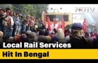 All India Strike By Trade Unions Hits Railway Traffic In West Bengal
