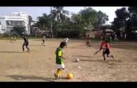 Children's football practice in a football Clùb, West Bengal.