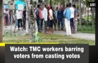 Watch: TMC workers barring voters from casting votes – West Bengal News