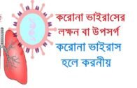 করোনা ভাইরাসের লক্ষন ।। করোনা ভাইরাস হলে করনীয় || corona virus in bangladesh