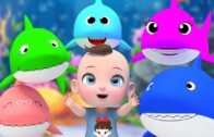 5 Colors Baby Shark Songs! | English Songs For Kids More Nursery Rhymes | Super Lime