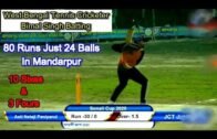 Bengal Tennis Cricketer Bimal Singh 80 Runs Just 24 Balls in Mandarpur Sonali Cup 2020