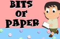 Bits Of Paper Rhyme | English Nursery Rhymes with Lyrics | Nursery Rhymes for Children