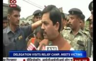 BJP delegation visits violence hit Asansol, Raniganj in West Bengal