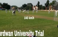 Cricket Trial of Burdwan University II West Bengal.