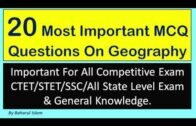 #ctet_2020 #Geography_of_India Indian Geography MCQ's FOR CTET/TET/UPSC/SSC/IBPS Other's Comp. Exam.