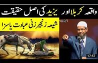 Dr zakir naik, live tv debate with barelvi ulama, about karbala yazeed