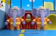 Elephant Firefighter Rescue Team | Nursery Rhymes | Kids Songs | Kids Role Play | BabyBus