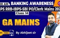 GA Mains | IBPS PO/Clerk 2020 | SBI | General Awareness 2020 | GA by Abhijeet Sir