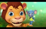 शेर और चूहेकी कहानी | Hindi Rhymes for Children | Infobells