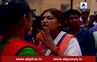 Howrah: BJP’s Rupa Ganguly caught in scuffle with TMC workers outside polling booth
