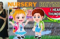 I HEAR THUNDER Nursery Rhyme with Actions | English Nursery Rhymes For Kids & Children | Edu Kid