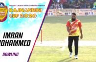 Imran Mohammed's bowling performance in Rajnandini Cup 2020, West-Bengal