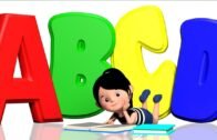 Lerning alphabets for kids.lerning nursery rhymes.learn a b c d.English A B C D rhymes.