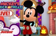 Live! Halloween with Mickey Mouse and Friends 🎃 | Mickey's Trick or Treats | Disney Junior