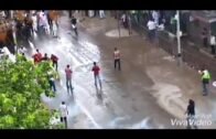 Must Watch. Protesters playing football with Tear Gas shells. #westbengal #india