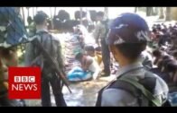 Myanmar police officers detained over Rohingya beatings video – BBC News