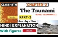 NCERT Class 8 English | Ch-2 The Tsunami | Hindi Explanation (Part-2)