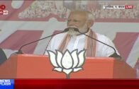 PM Modi addresses an election rally in Purulia, West Bengal