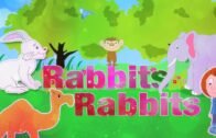 Rabbits Rabbits One Two Three | Nursery Rhymes With Lyrics | English Rhymes For Kids