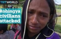 Rohingya Muslims were attacked as they tried to flee violence in Myanmar
