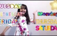 Seven Days | Days of the week | English word song | Nursery Rhymes | Children song | Amina’s fun tv
