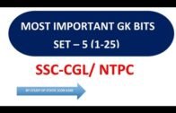 SSC-CGL //NTPC Set – 5