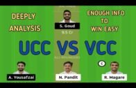 UCC VS VCC | Dream11 Team | ECS T10 Prague | Fantasy Guruji