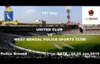 United Club Vs West Bengal Police Sports Club | CAB Cricket | 24-Jan-19
