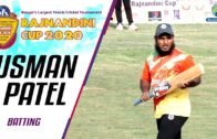 Usman Patel's batting in Rajnandini Cup 2020, West-Bengal