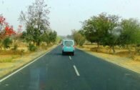 Driving on Purulia Manbazar Road in West Bengal India