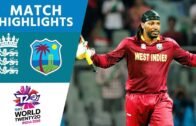 Gayle Smashes 100 Off 47 in Easy Win | England vs West Indies | ICC Men's #WT20 2016 – Highlights