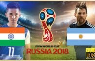 INDIA vs ARGENTINA | Sunil CHHETRI vs Leo MESSI | FIFA WORLD CUP